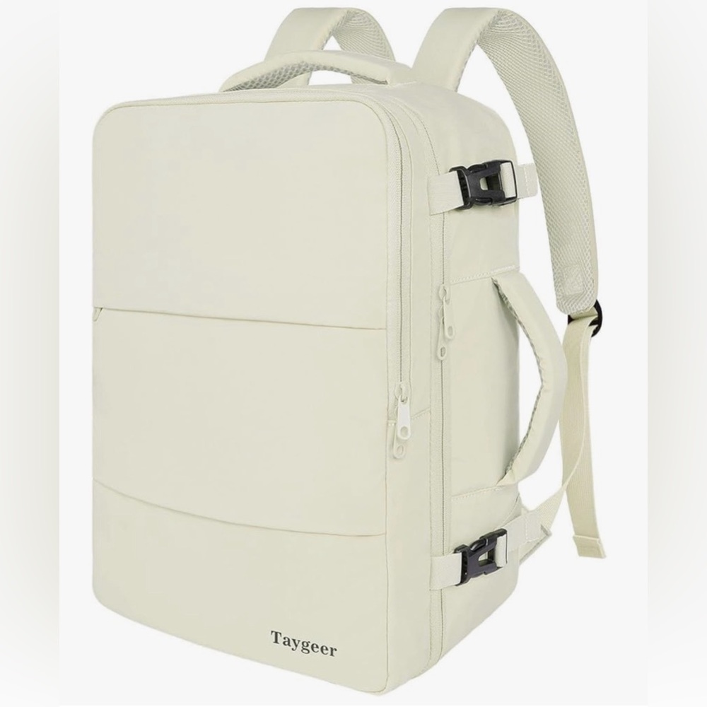 Cream Travel Backpack